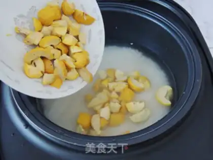 Make Chicken chestnut rice step 8
