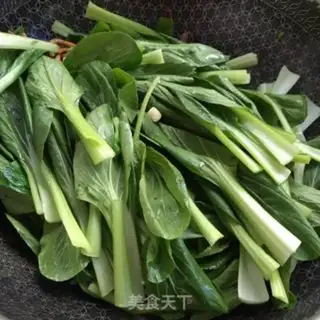 Make The hook, the rice, the green step 4
