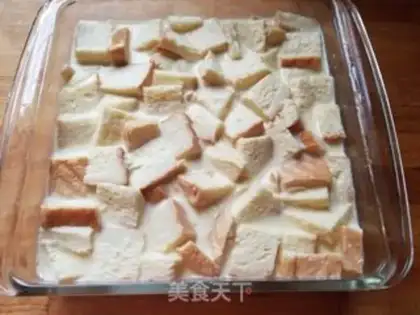Make Bread pudding step 6