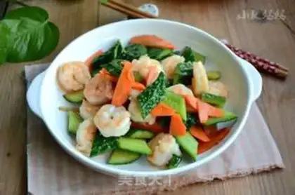 Make cucumber shrimp step 7
