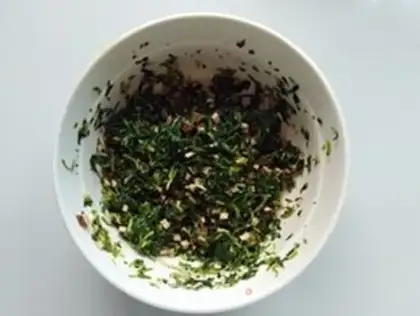 Make Maran-head shrimp-skin dry step 5