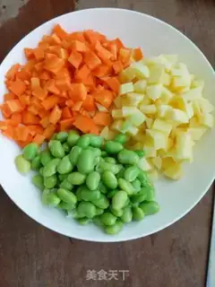 Make Weenie mushroom rice step 3