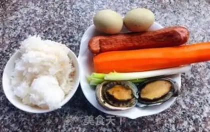 Make Abalone rice step 0