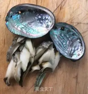 Make Abalone rice step 1