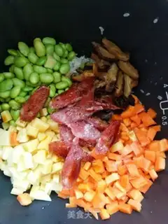 Make Weenie mushroom rice step 7