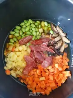 Make Weenie mushroom rice step 8