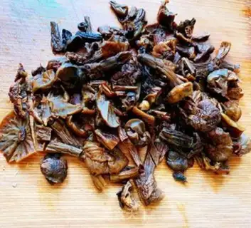 Make Pine fungus mushrooms, oscillating oscillations step 8