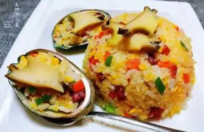 Make Abalone rice step 13