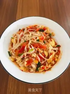 Make Tomato egg noodles step 9