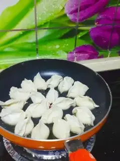 Make Fish fried dumplings step 15