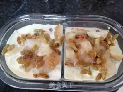 Make Apple sauce and toast pudding step 5