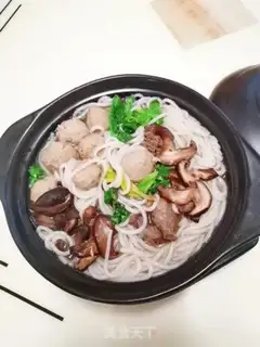 Make Powdered rice powder from beefballs step 9