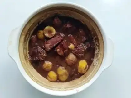 Make Chestnuts burn ribs step 8