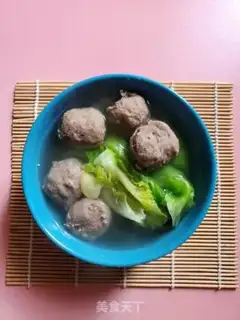 Make Beefball and raw soup step 4