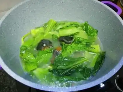 Make Mustard omelet soup step 5