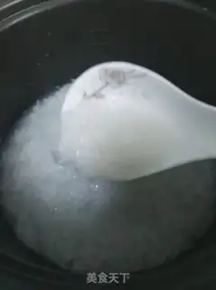 Make Chicken-swiss beans and mushroom congee step 12