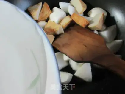 Make Fish tofu burn radish step 3