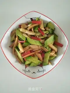 Make cucumber fried abalone step 9