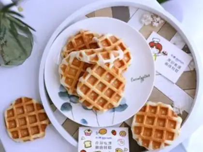 Make Coconut waffles step 6