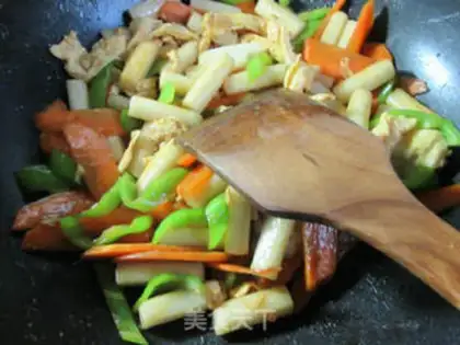 Make Pyramid duck egg carrots step 8