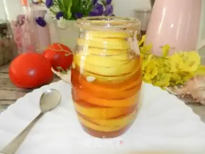 Make Lemon honey water step 4