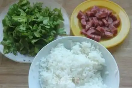 Make Celery salami step 0