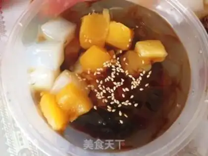 Make Red sugar ice powder step 4