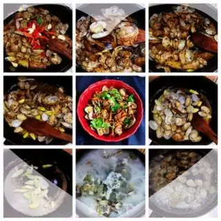 Make Seafood clams step 8