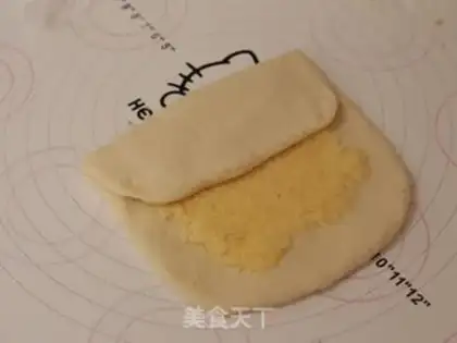 Make Coconut braids, little toast step 8