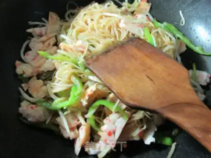 Make Shrimp-flavored green beans step 7