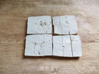 Make Tomato tofu step 1