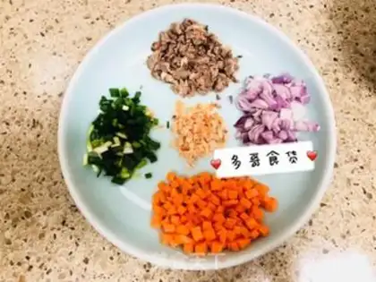 Make Gold beef fried rice step 3