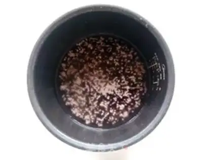 Make Black rice roll step 1