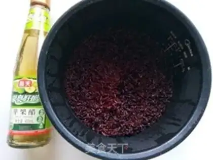 Make Black rice roll step 3