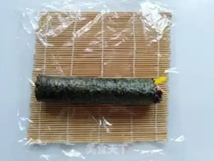 Make Black rice roll step 6