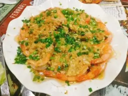 Make Garlic fanny shrimp step 4