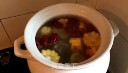Make 3 7 cylinders of bone soup step 2