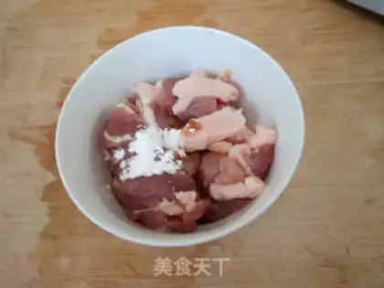 Make Snack and fried meat step 4