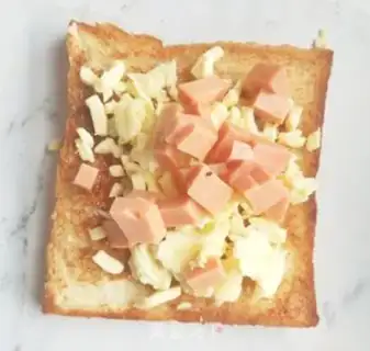 Make Toast pizza step 2