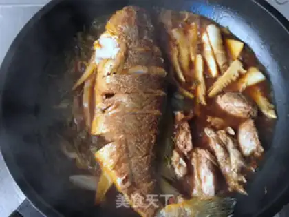 Make Red-hot yellowfish step 11