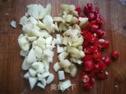 Make Spicy garter step 1