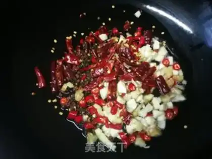 Make Spicy garter step 3