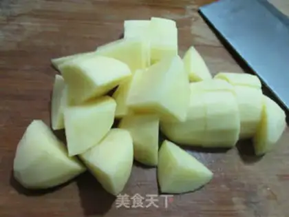 Make Onion potatoes step 1