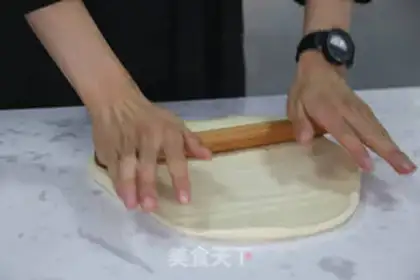 Make Meat pine toast step 7