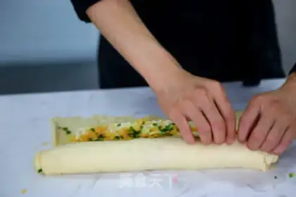 Make Meat pine toast step 11