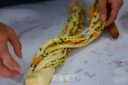 Make Meat pine toast step 13