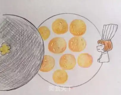 Make Gold coconut ball step 5