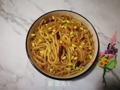 Make Soybean sprouts and potatoes step 10