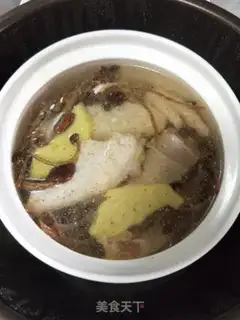 Make Tea mushroom chicken soup step 5