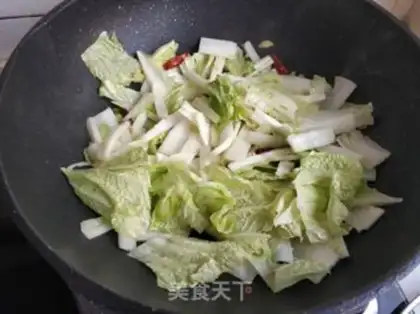 Make Spicy cabbage step 4